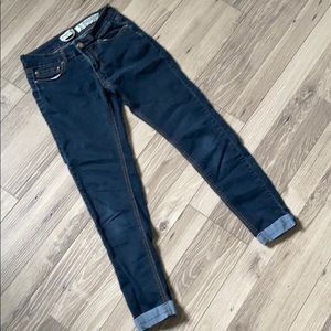 Dark blue skinny jeans